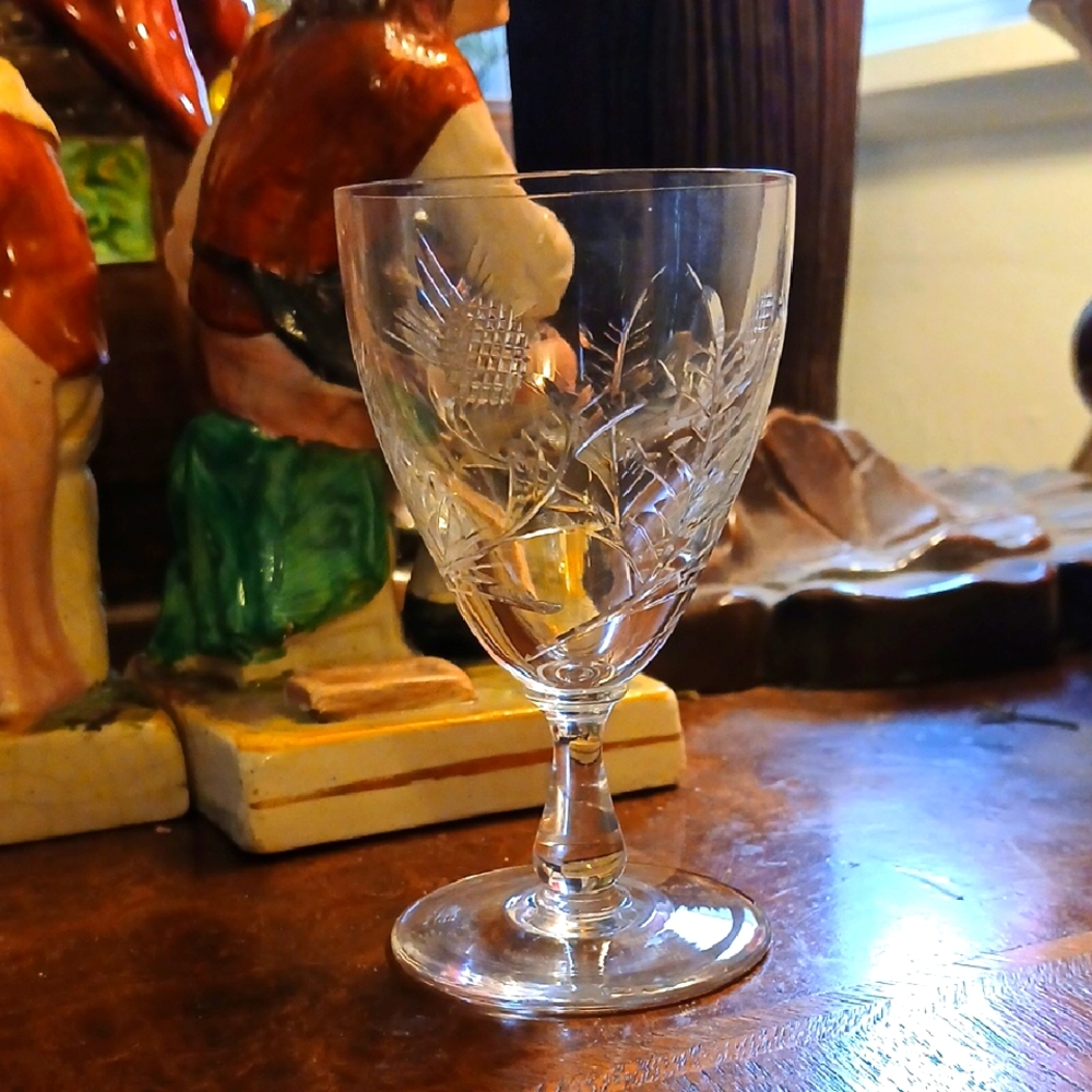 Elegant Edinburgh, Bruce pattern Wine Goblet